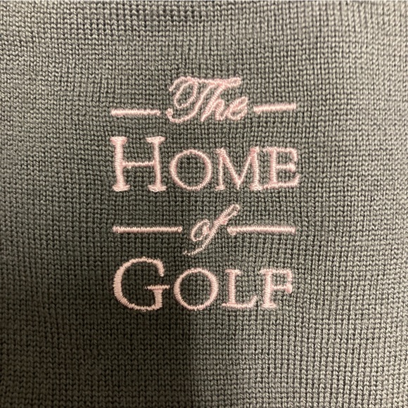⛳️ St. Andrews Links “Home of Golf” 1/4 zip Golf Sweater Vest - XXL - Picture 5 of 5